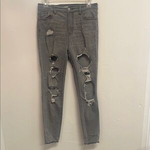 Pacsun Distressed Gray Women's Jeans